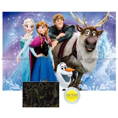 Bild av Disney: Frost - Lyser i mörkret, 2x100 bitar