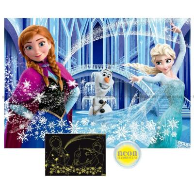 Bild av Disney: Frost - Lyser i mörkret, 2x100 bitar
