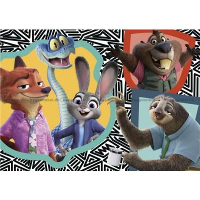 Bild av Disney: Zootropolis 2, 4 i 1, 50 bitar