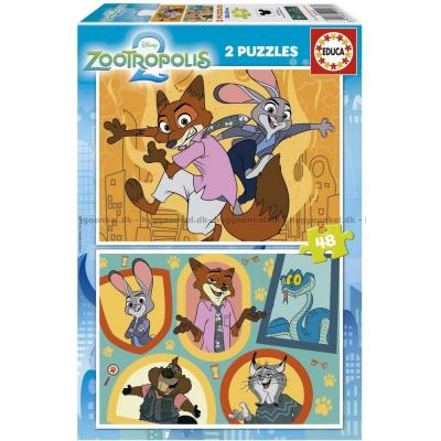 Bild av Disney: Zootropolis 2, 2x48 bitar