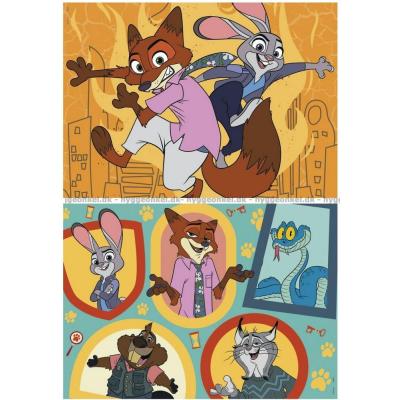 Bild av Disney: Zootropolis 2, 2x48 bitar