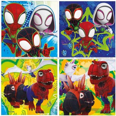Bild av Marvel: Spidey och hans fantastiska vänner - Dino Webs, 4 i 1, 12 bitar