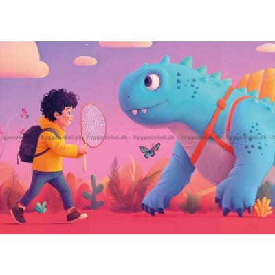 Bild av Den söta blå dinosaurien, 4 i 1, 20 bitar