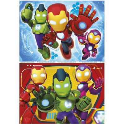 Bild av Marvel: Iron Man och hans fantastiska vänner, 2x48 bitar