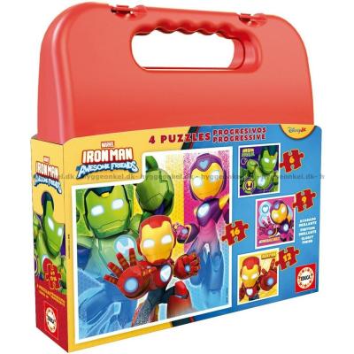 Bild av Marvel: Iron Man och hans fantastiska vänner, 4 i 1 - Resväska, 6 bitar