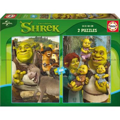 Bild av Shrek, 2x500 bitar