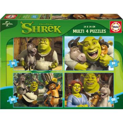 Bild av Shrek, 4 i 1, 50 bitar