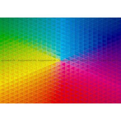 Bild av Färgglatt: Regnbågens prisma, 1000 bitar
