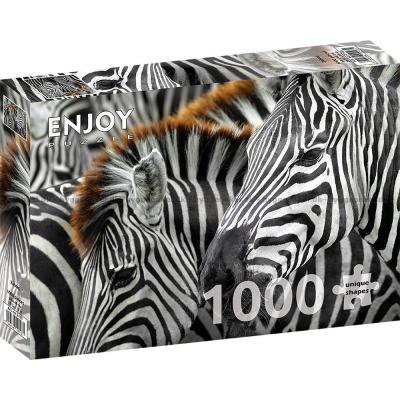 Bild av Zebraflockens mönster, 1000 bitar