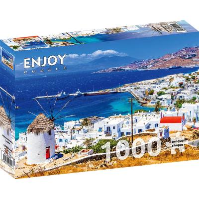 Bild av Sol över Mykonos, 1000 bitar