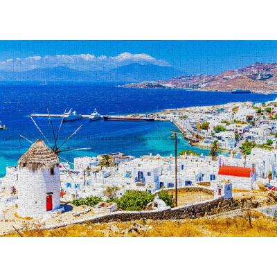 Bild av Sol över Mykonos, 1000 bitar