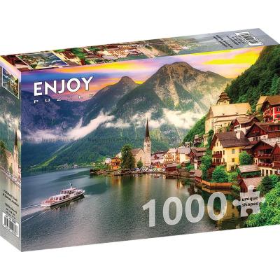 Bild av Hallstatt: Alpidyll vid sjön, 1000 bitar