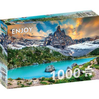 Bild av Italien: Sorapisjön, 1000 bitar
