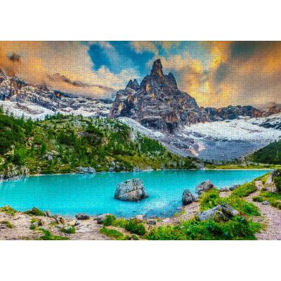 Bild av Italien: Sorapisjön, 1000 bitar