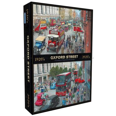 Bild av Oxford Street förr och nu, 1000 bitar