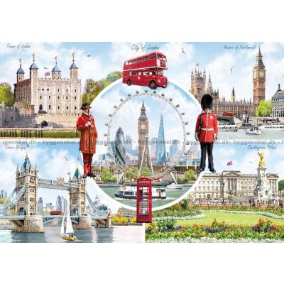 Bild av Macneil: London - Stadens puls och historia, 1000 bitar