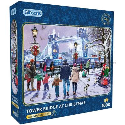 Bild av Macneil: Jul vid Tower Bridge, 1000 bitar