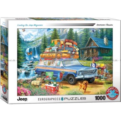 Bilen är packad och klar, 1000 bitar