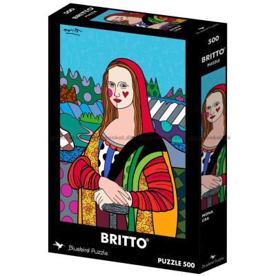 Bild av Britto: Mona Lisa, 500 bitar