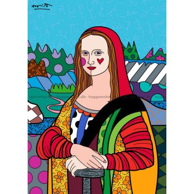 Bild av Britto: Mona Lisa, 500 bitar