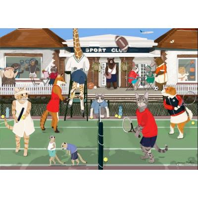 Bild av Djurens tennisklubb, 500 bitar