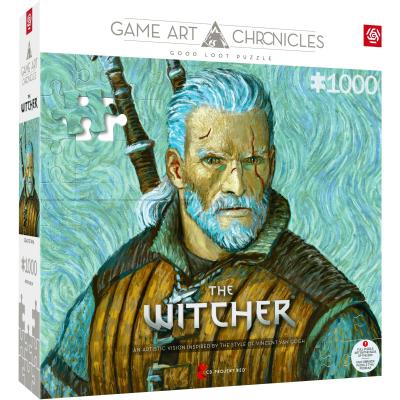 Bild av The Witcher: Geralt & Vincent van Gogh, 1000 bitar