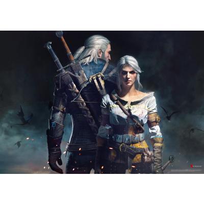 Bild av The Witcher: Geralt & Ciri, 1000 bitar