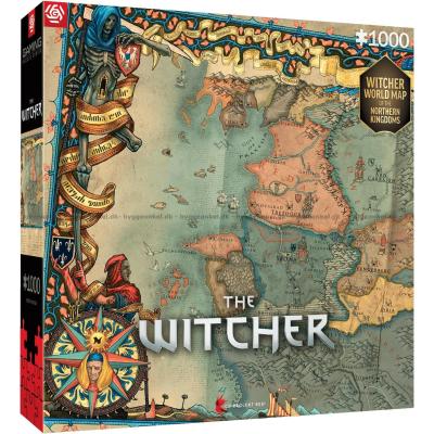 Bild av The Witcher: De Norra Kungadömena - Karta, 1000 bitar