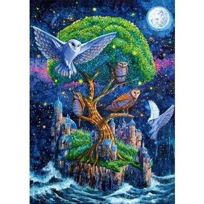 Bild av Ugglornas hemliga träd, 1000 bitar