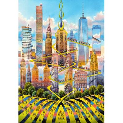 Bild av New York: Skyskrapornas dans, 1000 bitar