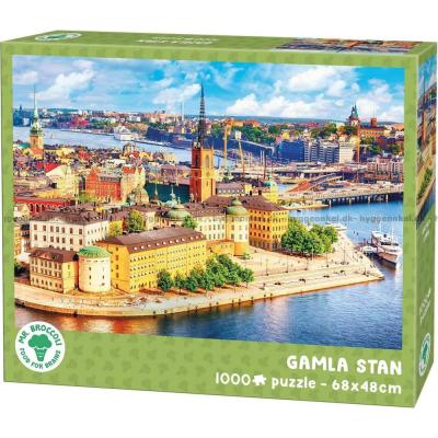 Bild av Stockholm: Gamla Stan i solsken, 1000 bitar