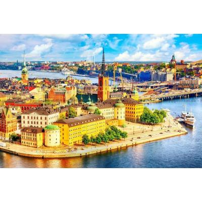 Bild av Stockholm: Gamla Stan i solsken, 1000 bitar