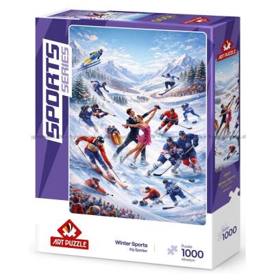 Bild av Vintersporter, 1000 bitar