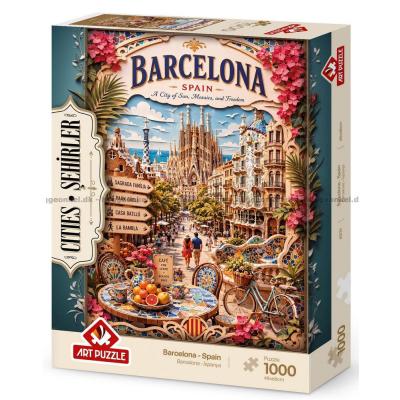 Bild av Storstäder i världen: Barcelona, 1000 bitar