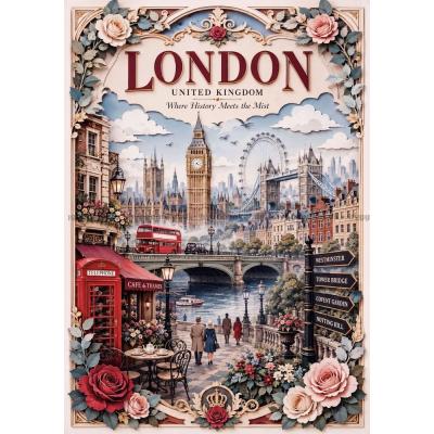 Bild av Storstäder i världen: London, 1000 bitar