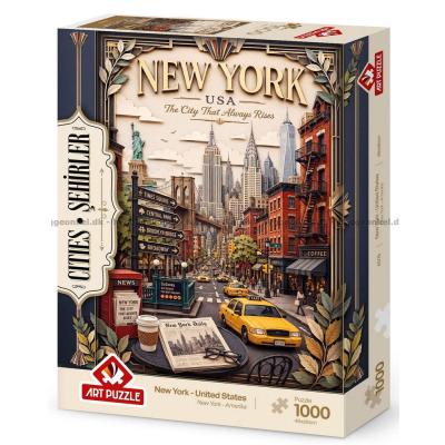 Bild av Storstäder i världen: New York, 1000 bitar