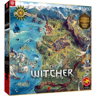 Bild av The Witcher: Karta över De Norra Kungarikena, 1000 bitar