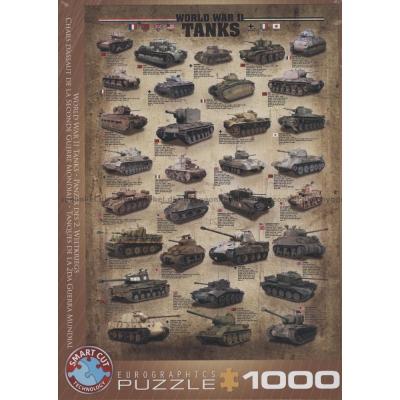 Bild av Andra världskriget: Tanks, 1000 bitar