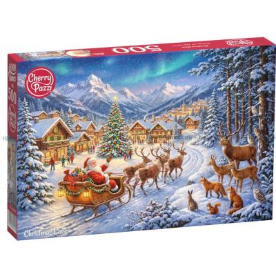 Bild av Jultomtens slädtur, 500 bitar