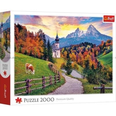 Bild av Tyskland: De bayerska Alperna i höstfärger, 2000 bitar