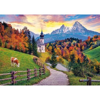 Bild av Tyskland: De bayerska Alperna i höstfärger, 2000 bitar