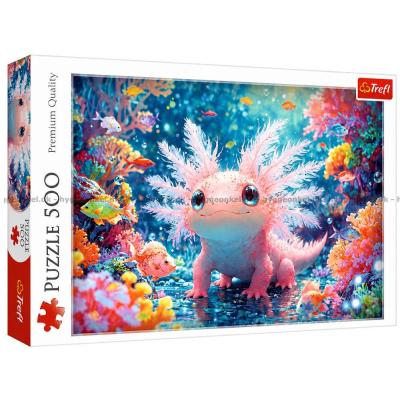 Bild av Axolotlens värld, 500 bitar