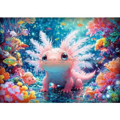 Bild av Axolotlens värld, 500 bitar