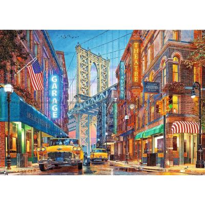 Bild av Kvällsstämning i New York, 500 bitar