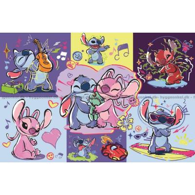 Bild av Disney: Stitch och vänner, 300 bitar