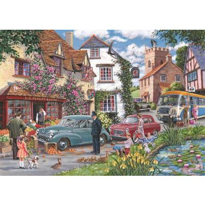 Bild av Stapleton: Vårdag i byn, 1000 bitar