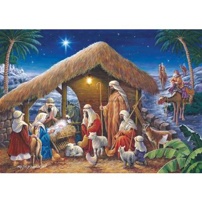 Bild av Stapleton: Julnatt i Betlehem, 1000 bitar