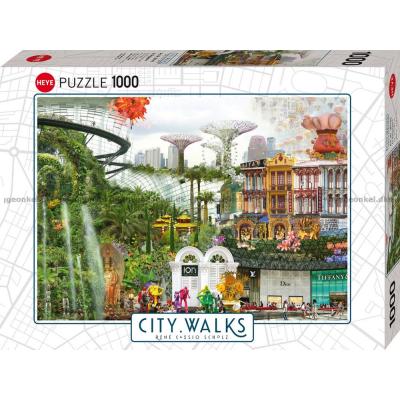 Bild av Promenad i Singapore, 1000 bitar
