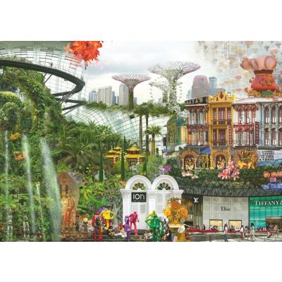 Bild av Promenad i Singapore, 1000 bitar