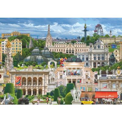 Bild av Promenad i Wien, 1000 bitar